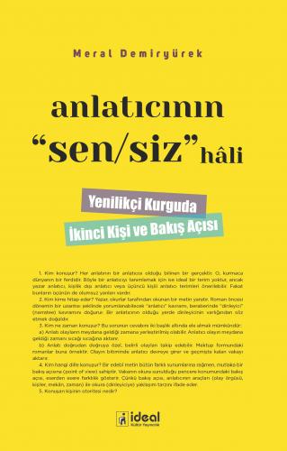 Anlatıcının Sen/Siz Hâli